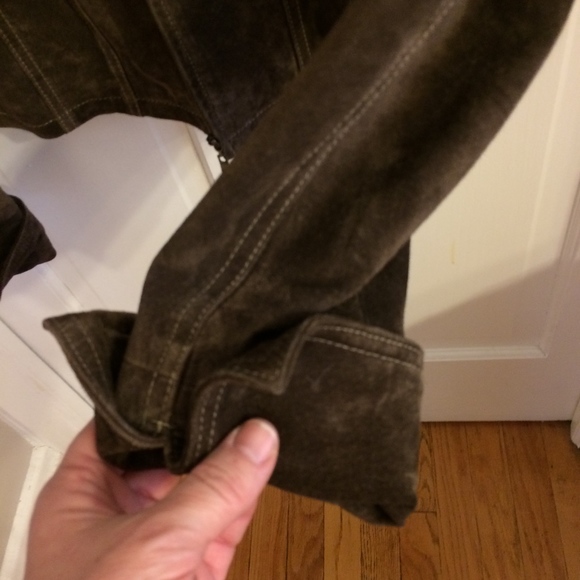 Suede jacket - jean jacket style - Picture 5 of 7